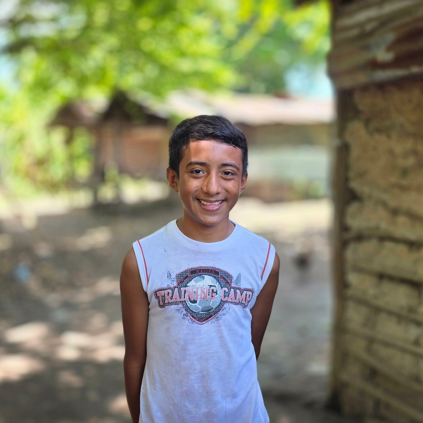 Sponsor Jose Perez (13 years old)