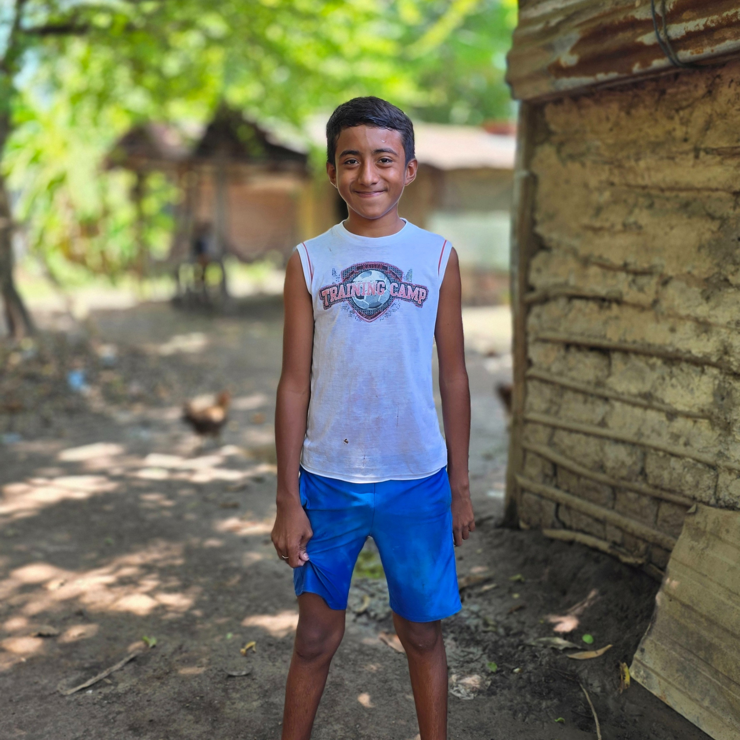 Sponsor Jose Perez (13 years old)