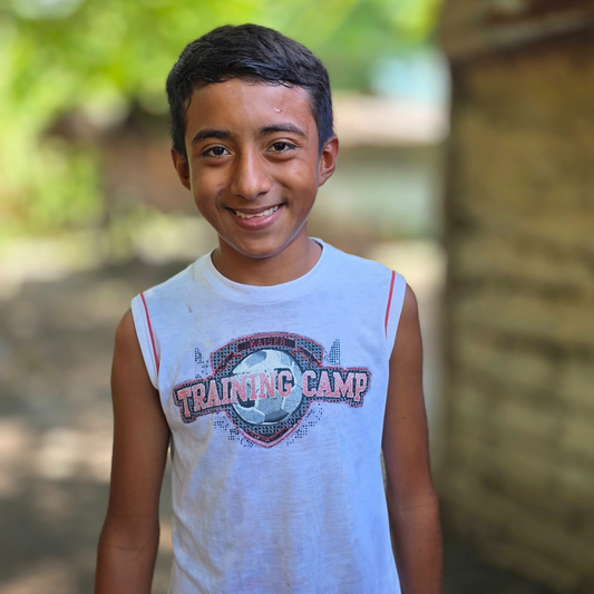 Sponsor Jose Perez (13 years old)