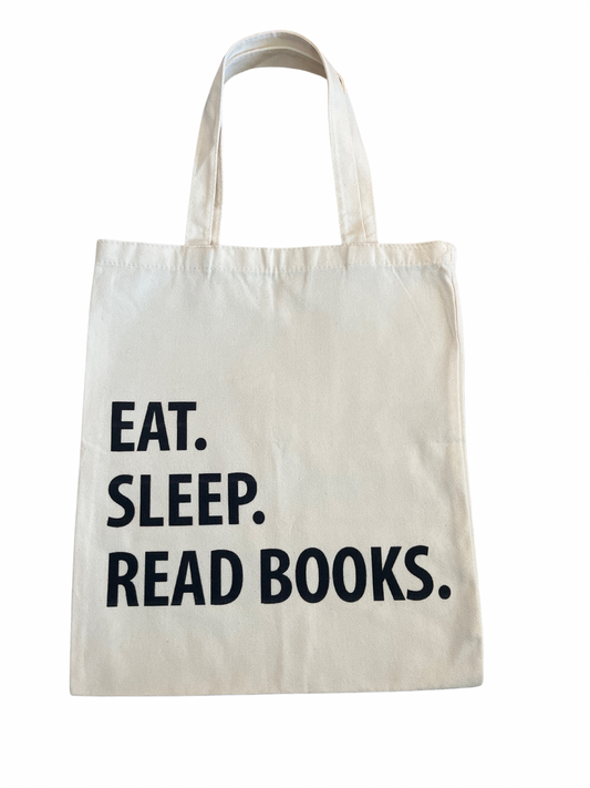 Support the Library.  Eat. Sleep. Read Books. Bag